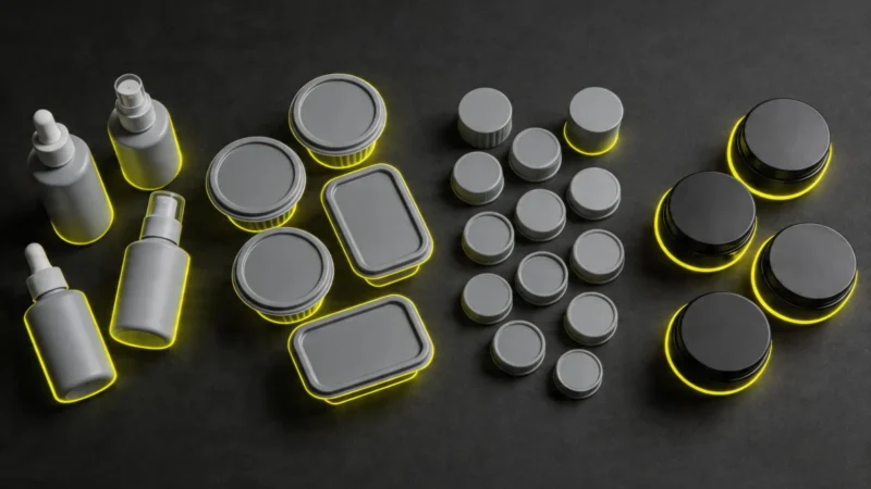 Redesigned FMCG packaging — mono-material PET examples